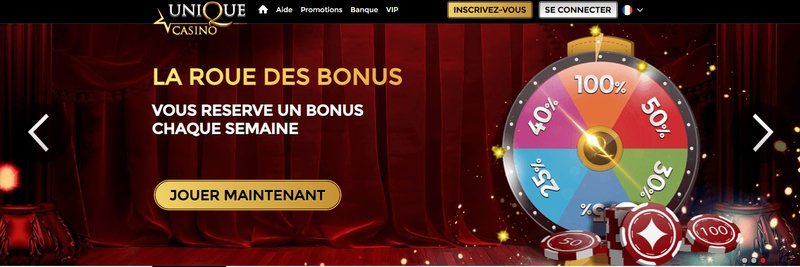 Win unique casino application à France
